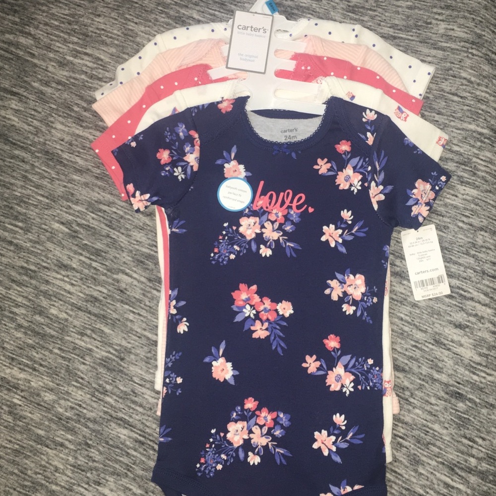 Brand new baby girl onesie set